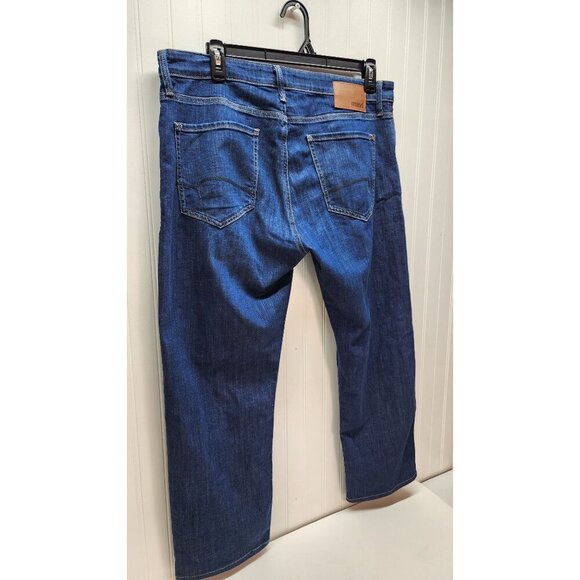 Mavi Mens Zach Jeans Mid-Rise Dark Wash Straight-Leg Denim Pants 36/32 - Picture 6 of 12